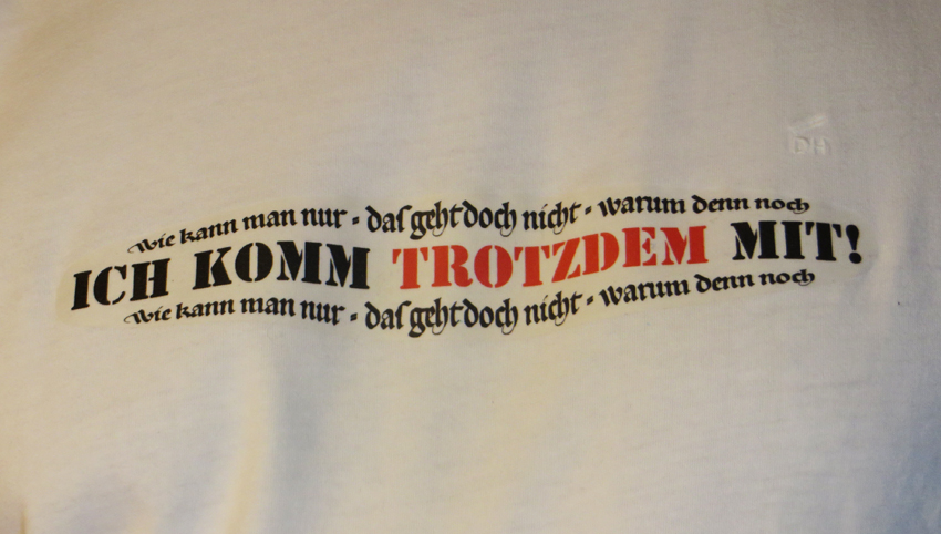 Claus Maywald Anti-Exklusions-T-Shirt